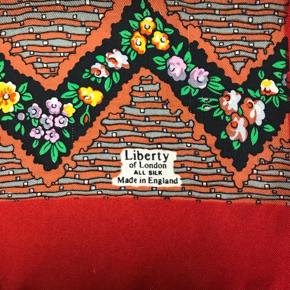 Liberty of London silk scarf - Picture 2 of 7
